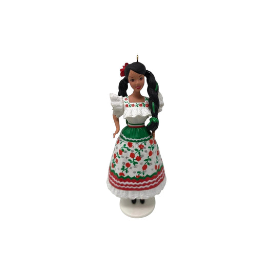 1998 Mexican Barbie Hallmark Ornament (Barbie) QX6356 Image1