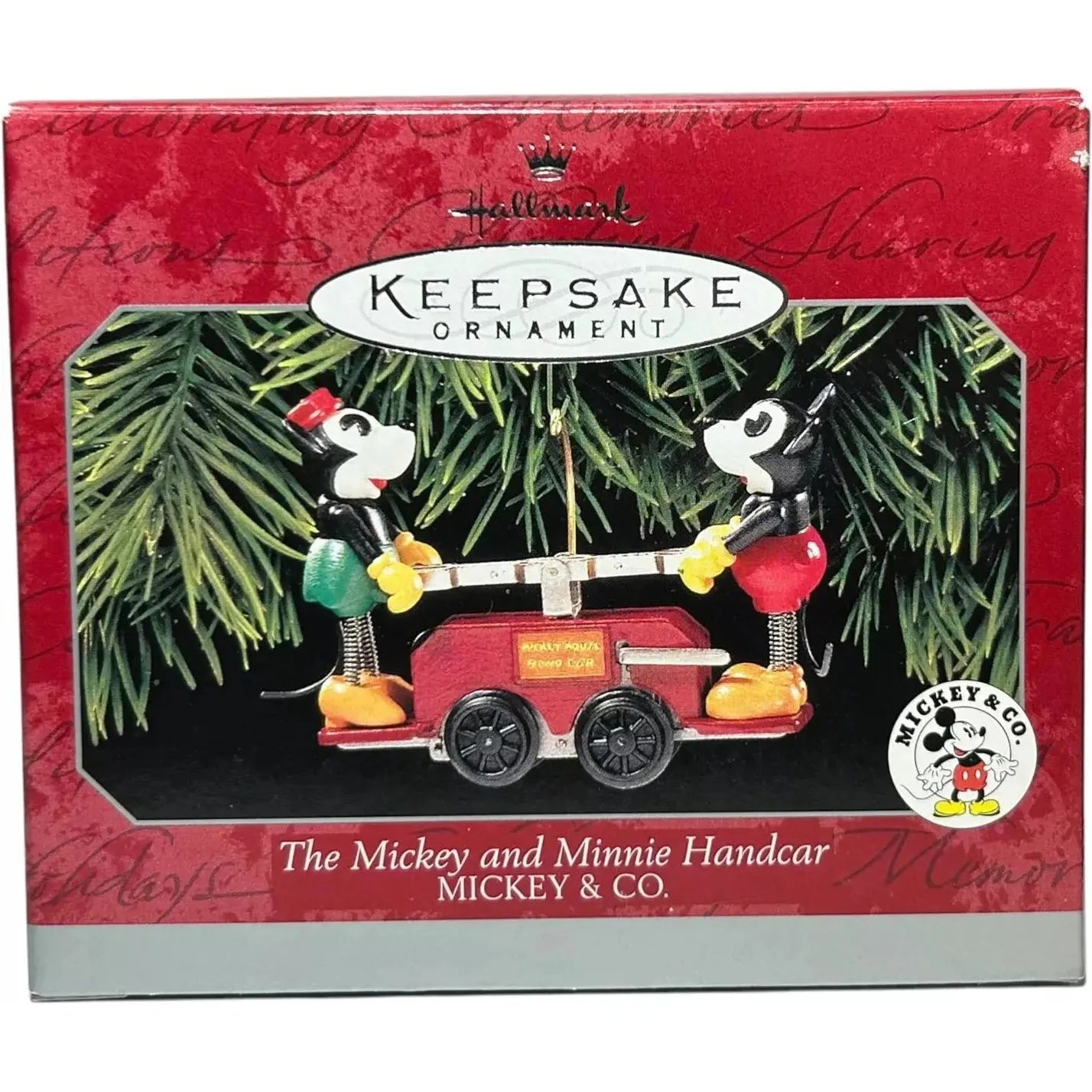1998 Mickey and Minnie Hallmark Ornament (Mickey Mouse & Friends) QXD4116