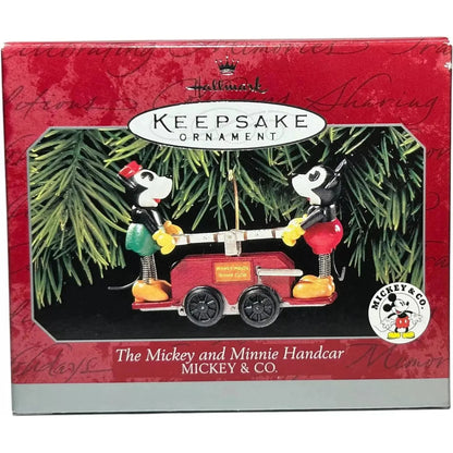 1998 Mickey and Minnie Hallmark Ornament (Mickey Mouse & Friends) QXD4116