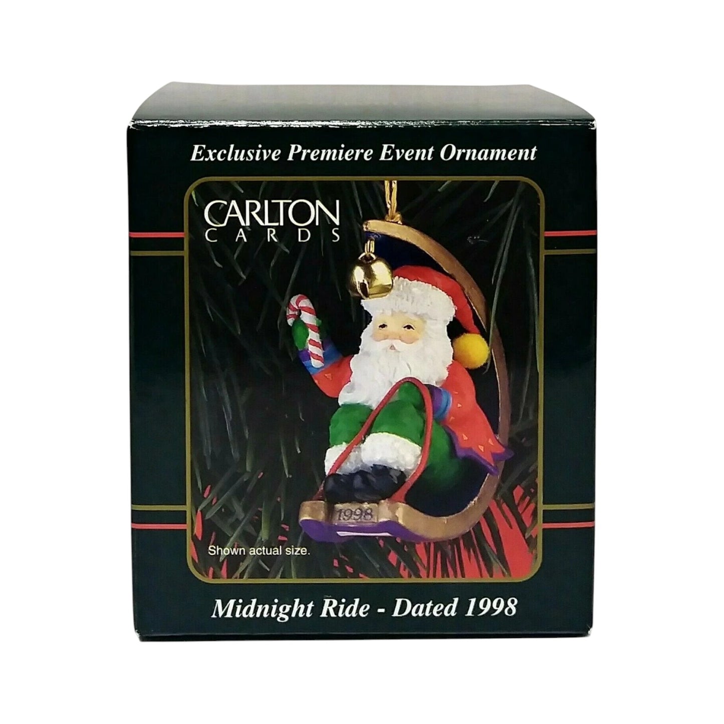 1998 Midnight Ride Carlton Cards Ornaments (Santa Claus) CXOR-173Y Image2