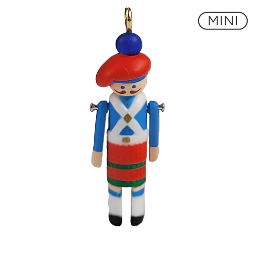 1998 Miniature Clothespin Soldier Hallmark Ornament (Miniature Clothespin Soldier) QXM4193 Image1