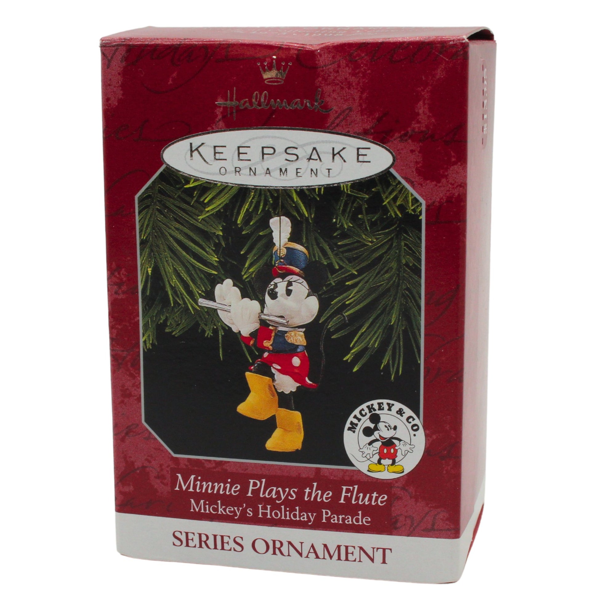 1998 Minnie Plays the Flute Hallmark Ornament (Mickey's Holiday Parade) QXD4106