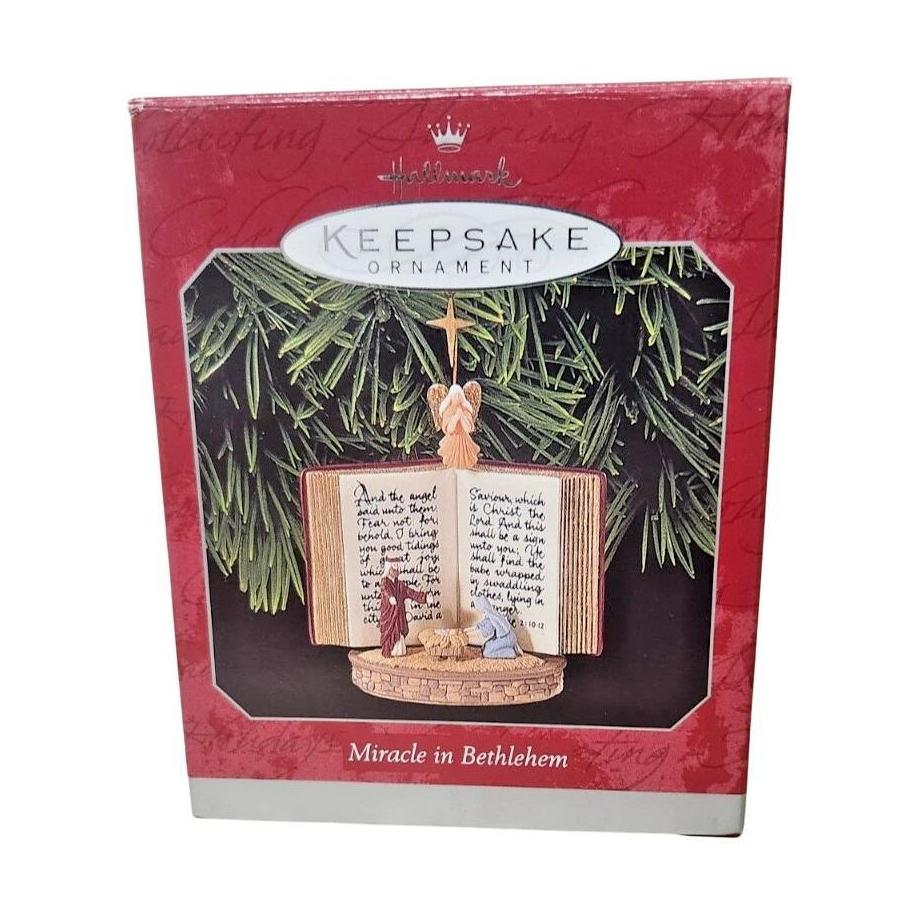 1998 Miracle in Bethlehem Hallmark Ornament (Nativity) QX6513 Image2
