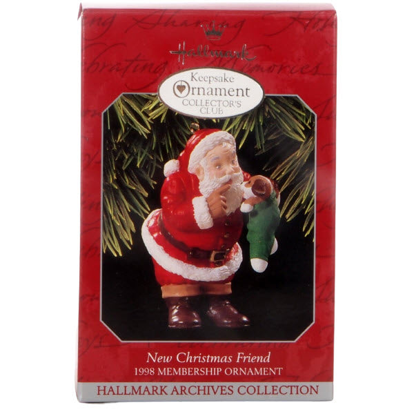 1998 New Christmas Friend Hallmark Ornament (Santa Claus) QXC4516