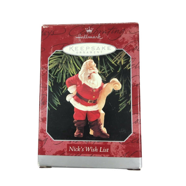 1998 Nick's Wish List Hallmark Ornament (Santa Claus) QX6863