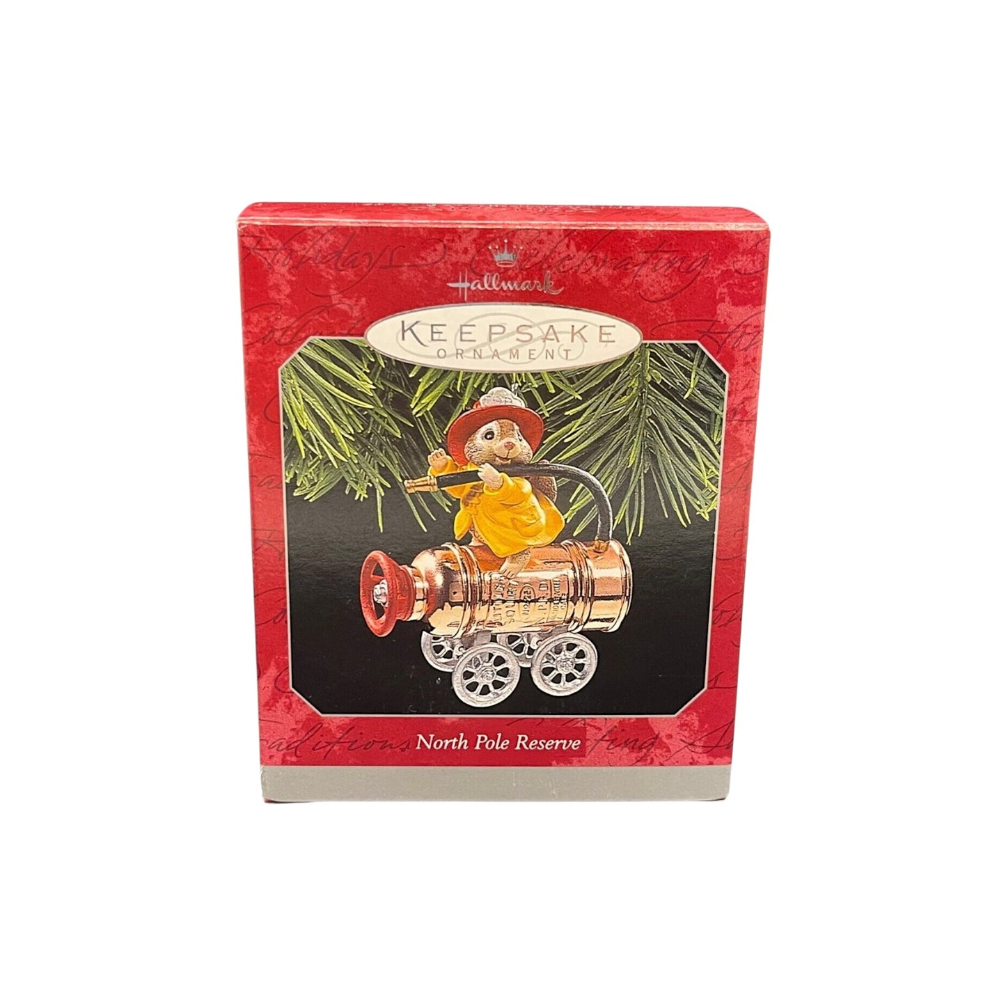 1998 North Pole Reserve Hallmark Ornament (Firefighter) QX6803 Image2