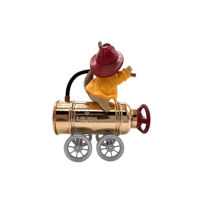 1998 North Pole Reserve Hallmark Ornament (Firefighter) QX6803 Image6