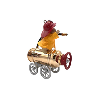 1998 North Pole Reserve Hallmark Ornament (Firefighter) QX6803 Image7