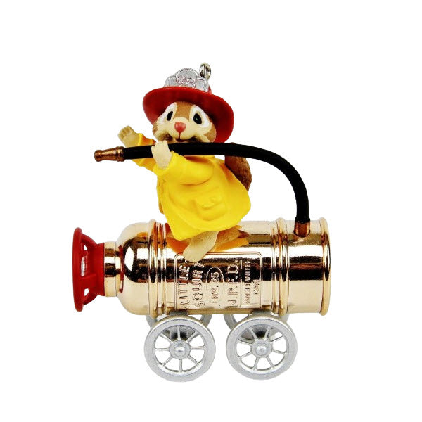 1998 North Pole Reserve Hallmark Ornament (Firefighter) QX6803