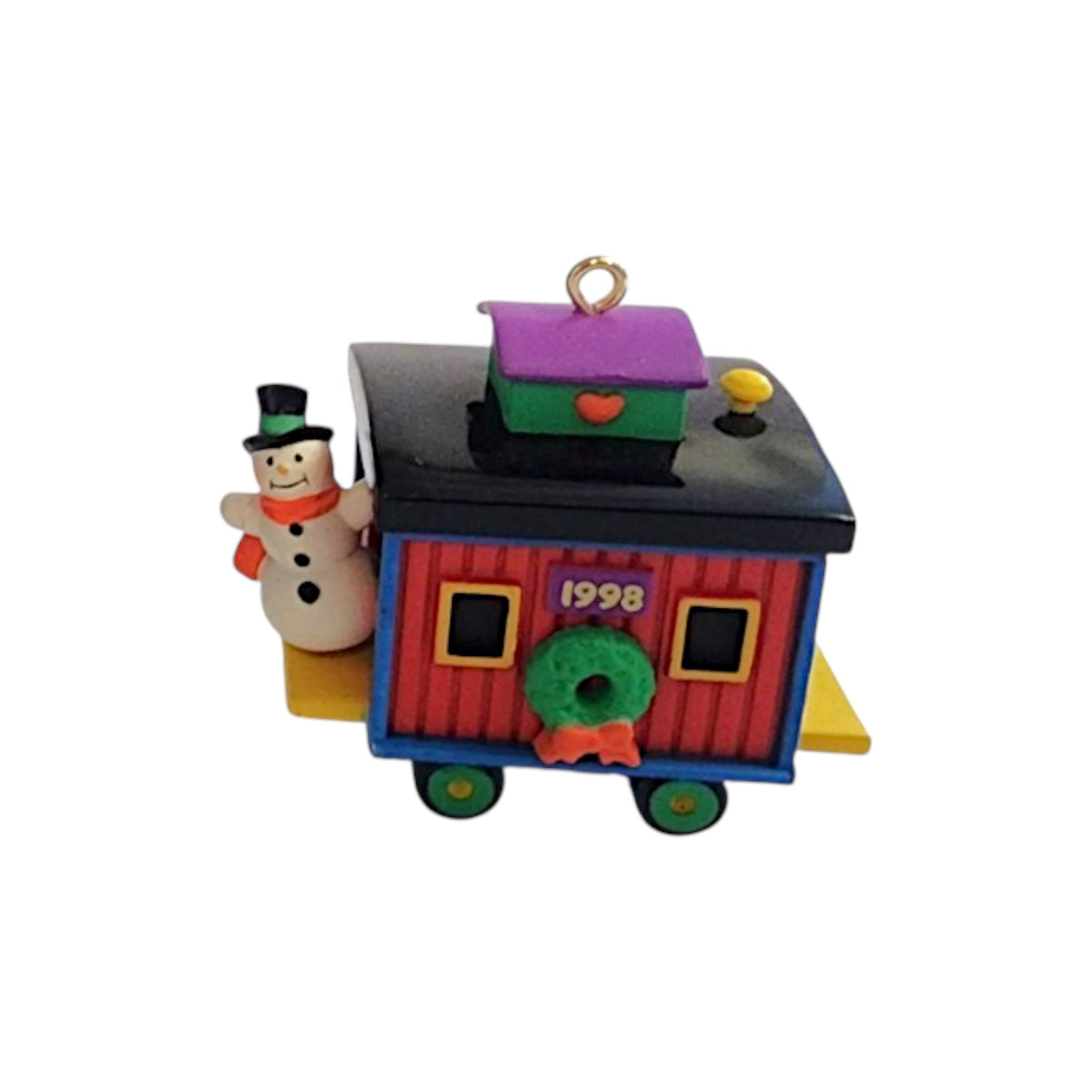 1998 On Track For Christmas Carlton Cards Ornaments (Train) CXOR-137Y Image1