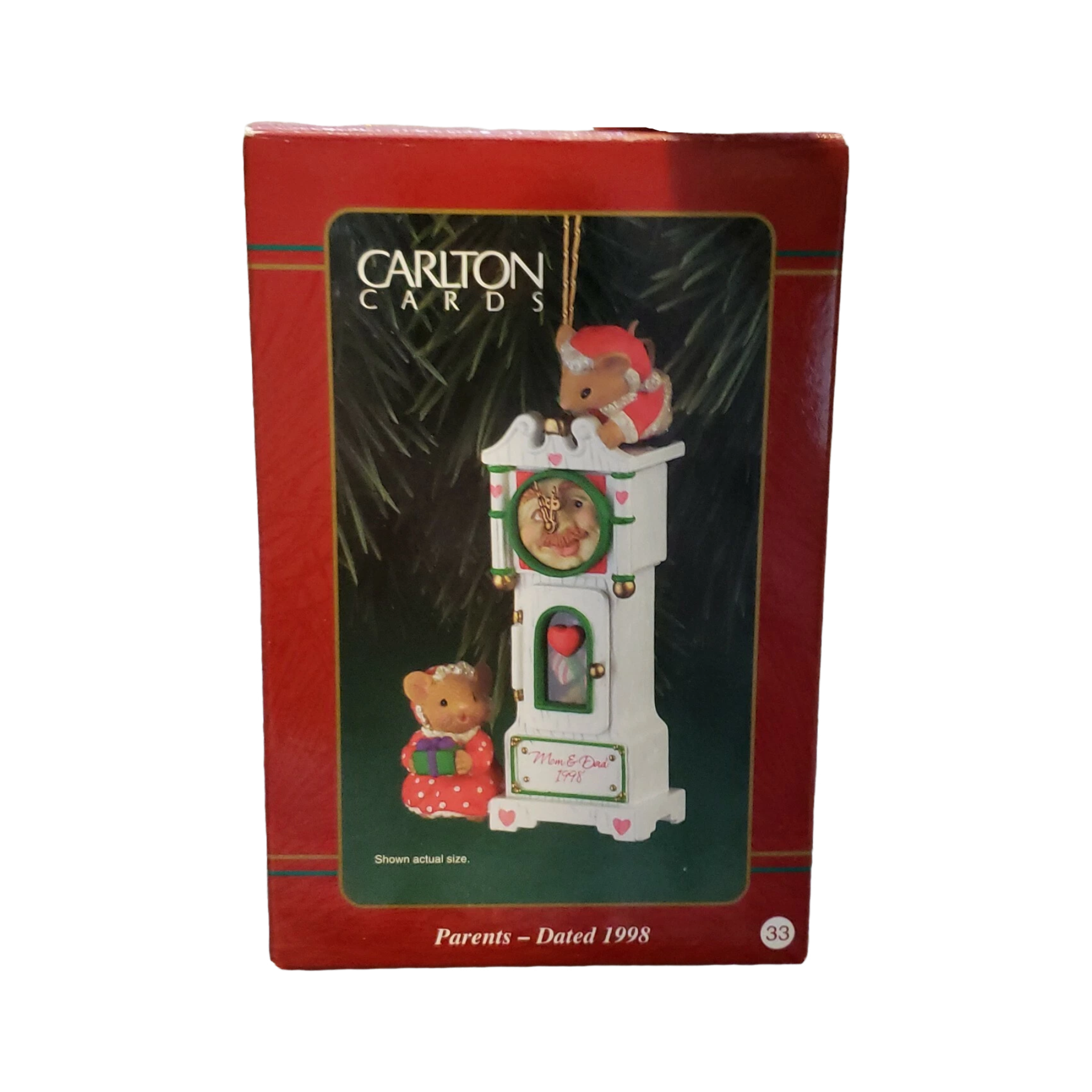 1998 Parents Carlton Cards Ornaments (Mouse) by Carlton Cards CXOR-047Y Image2
