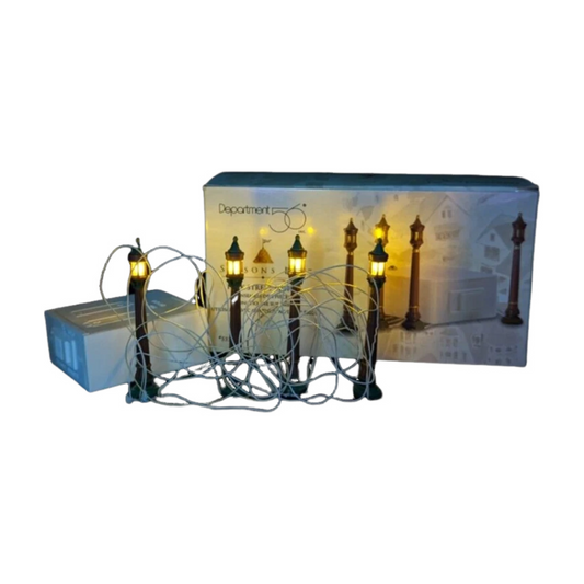 1998 Park Street Lights Set of 4 Department 56 53366 Image1