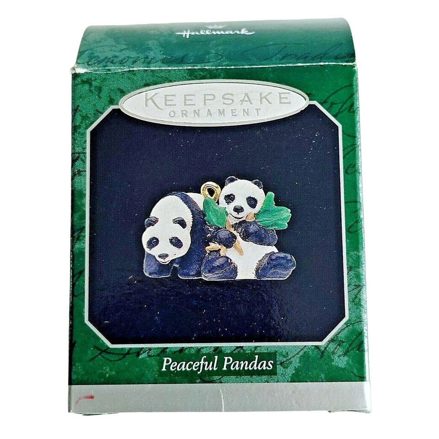 1998 Peaceful Pandas Hallmark Ornament (Noah's Ark) QXM4253