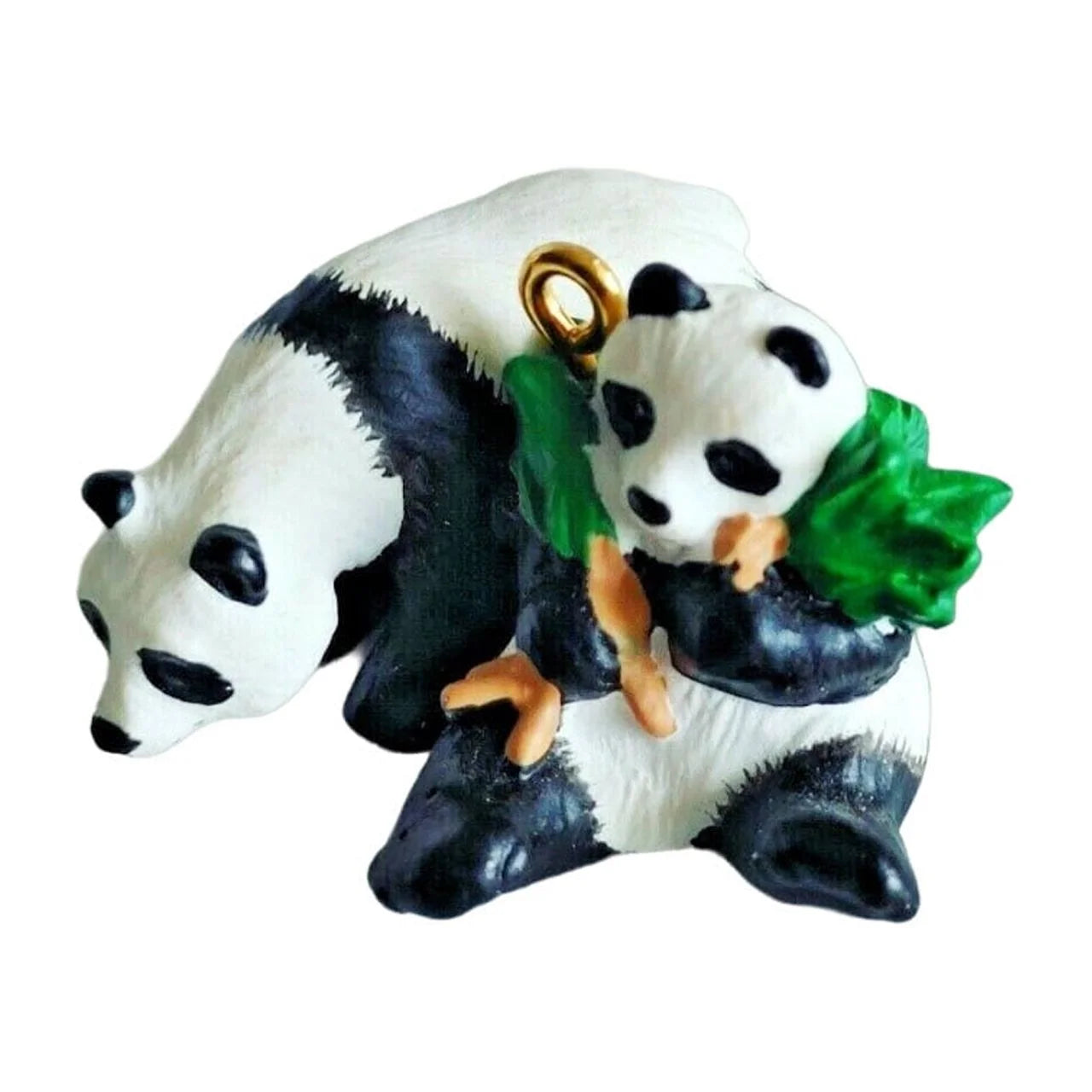 1998 Peaceful Pandas Hallmark Ornament (Noah's Ark) QXM4253