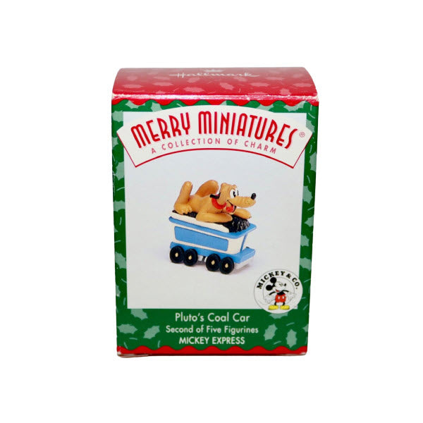 1998 Pluto's Cool Car Hallmark Ornament (Mickey Express) QRP8503
