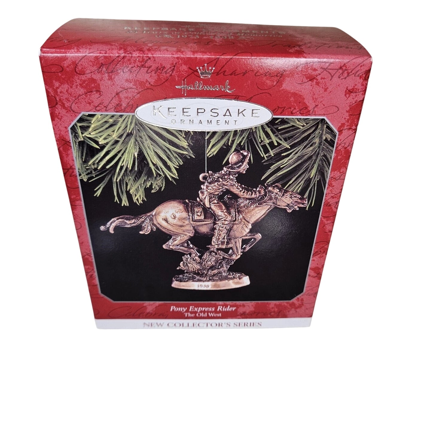 1998 Pony Express Rider Hallmark Ornament (The Old West) QX6323