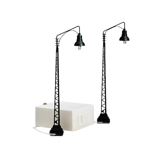 1998 “Railroad Lamps Set of 2” – Department 56 Village Accessories Item #56.52760 Image1