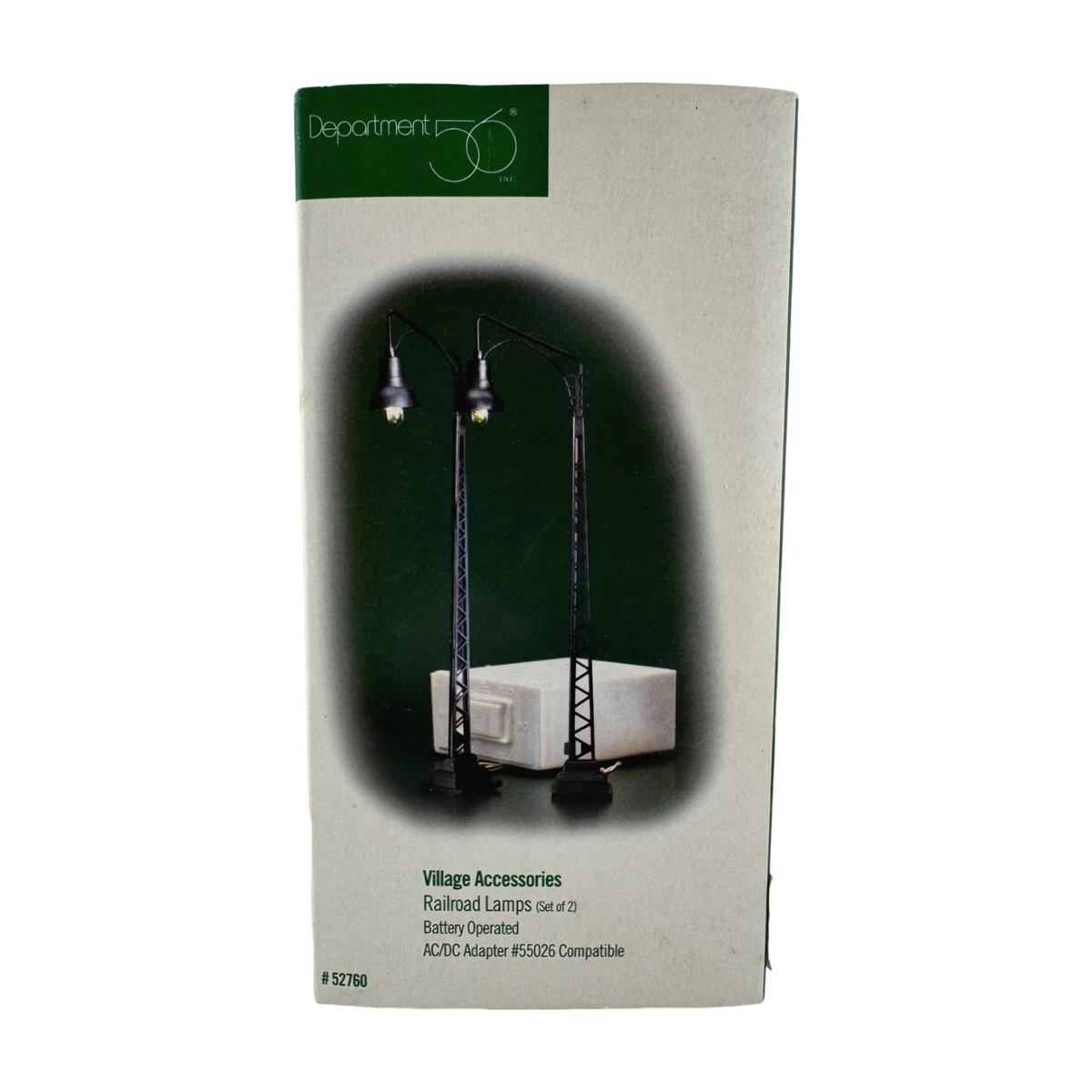 1998 “Railroad Lamps Set of 2” – Department 56 Village Accessories Item #56.52760 Image2