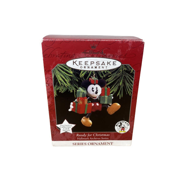 1998 Ready for Christmas Hallmark Ornament (Mickey Mouse) QXD4006