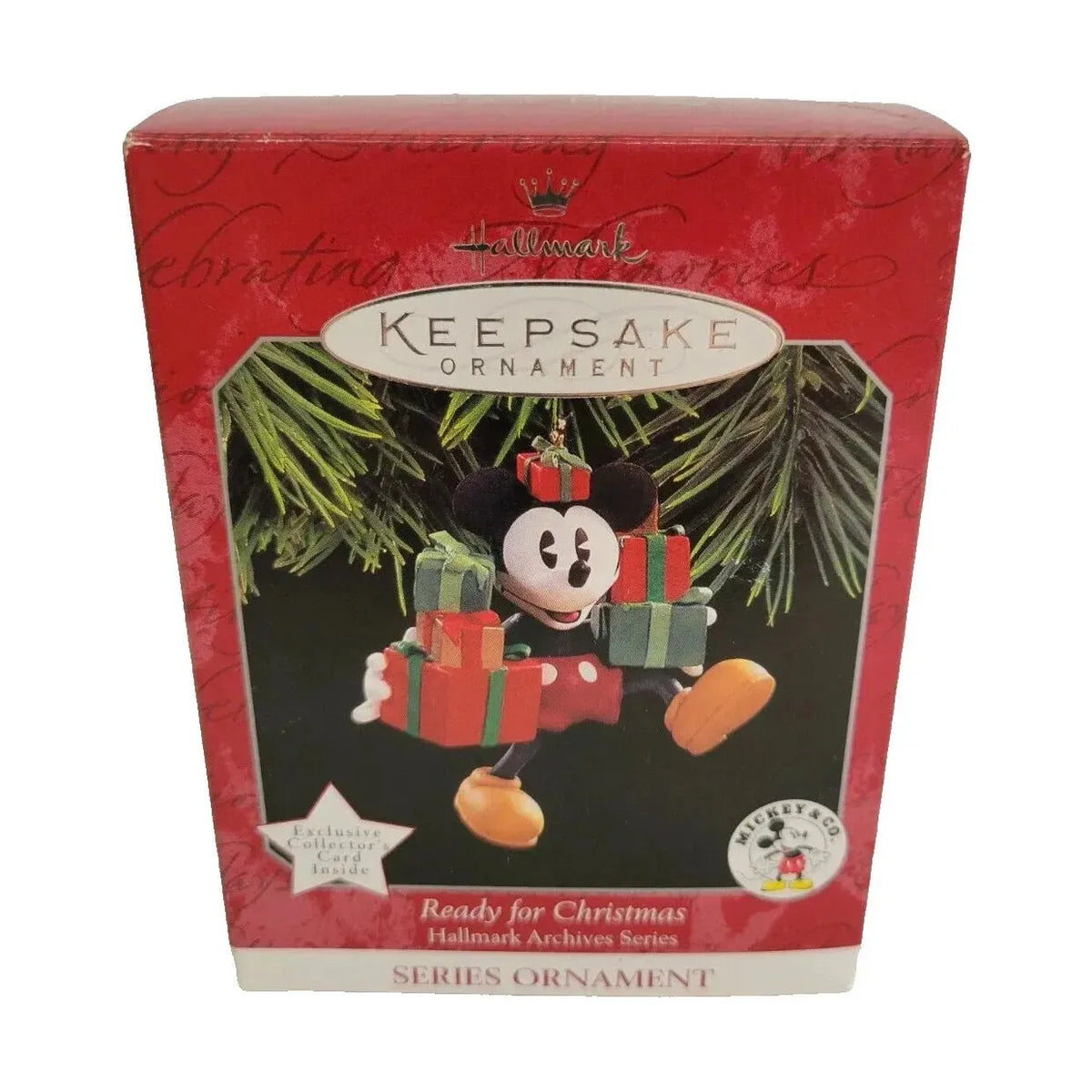 1998 Ready for Christmas Hallmark Ornament (Mickey Mouse) QXD4006 Image2