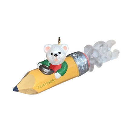 1998 Rocket To Success Hallmark Ornament (Teacher) QX6793
