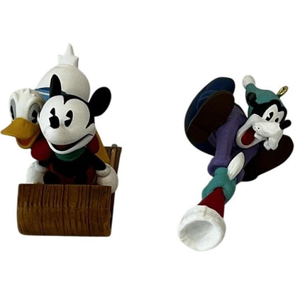 1998 Runaway Toboggan Hallmark Ornament (Mickey & Co) QXD4003