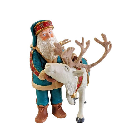 1998 Santa's Deer Friend Hallmark Ornament (Santa Claus) QX6583