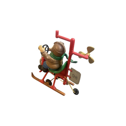 1998 Santa's Flying Machine Hallmark Ornament (Santa Claus) QX6573 Image4