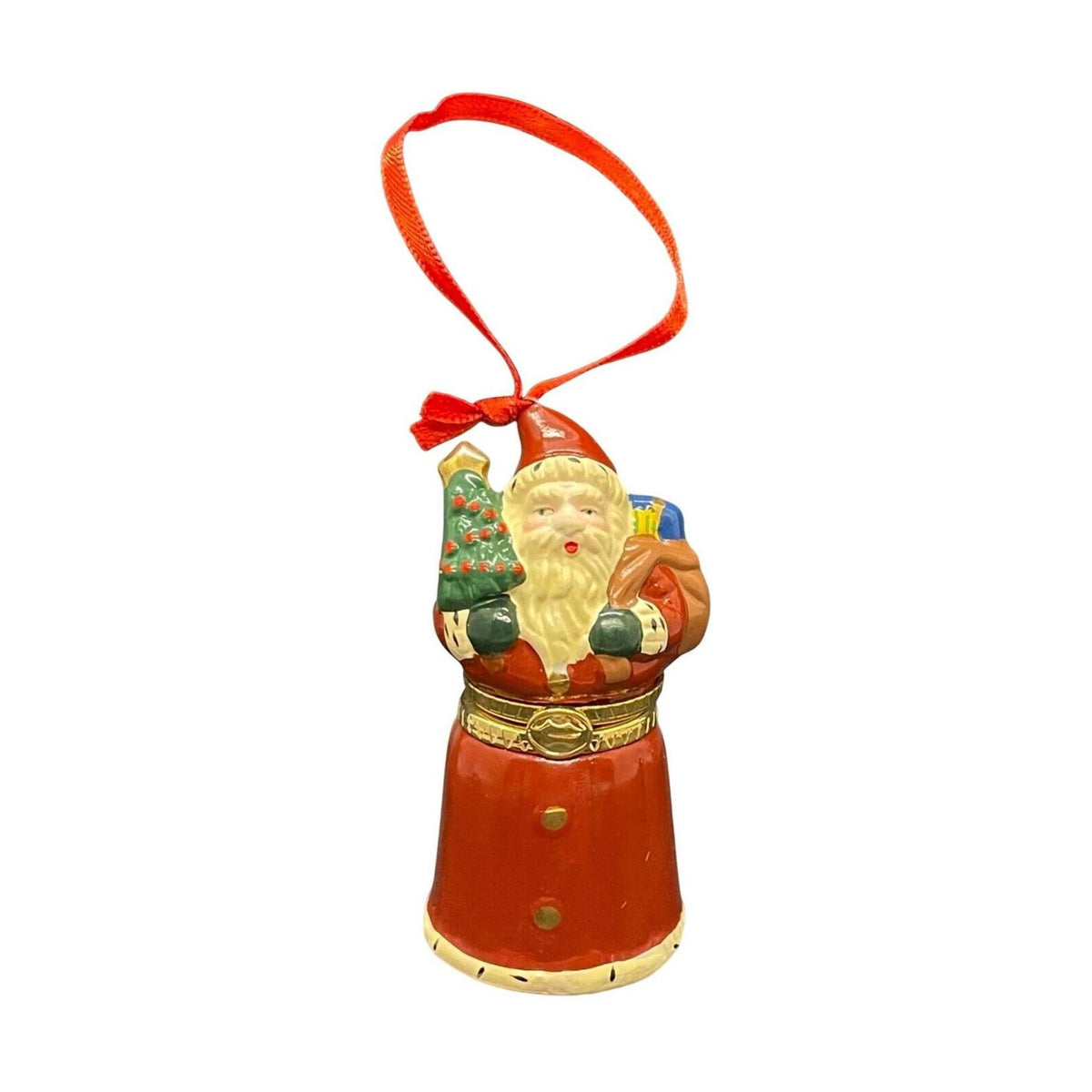 1998 Santa's Hiddn Surprise Hallmark Ornament (Santa Claus) QX6913 Image1