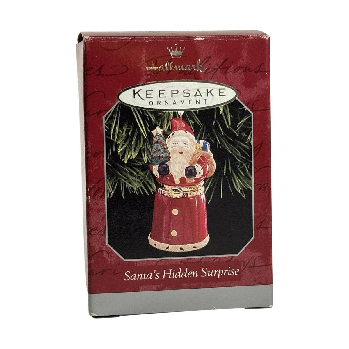 1998 Santa's Hiddn Surprise Hallmark Ornament (Santa Claus) QX6913 Image2