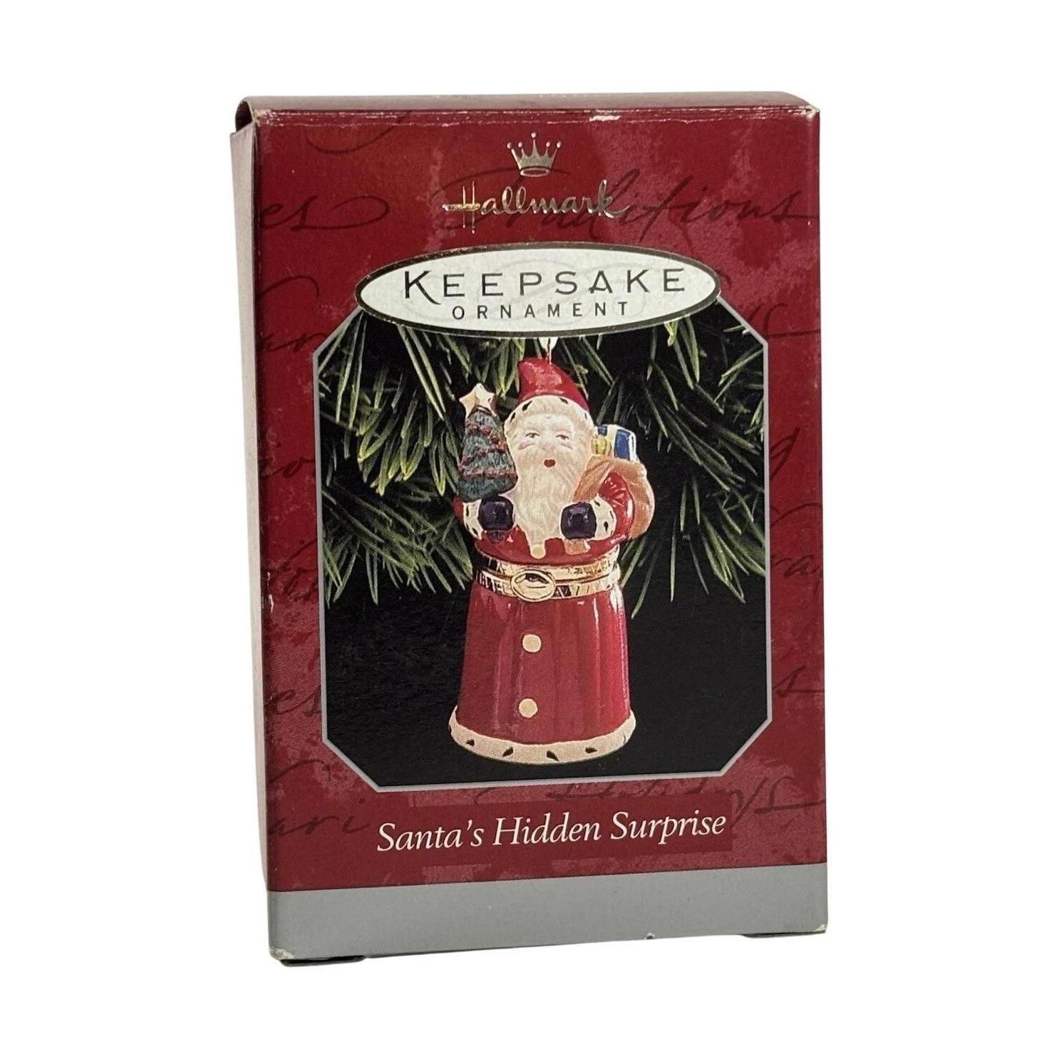 1998 Santa's Hiddn Surprise Hallmark Ornament (Santa Claus) QX6913 Image2