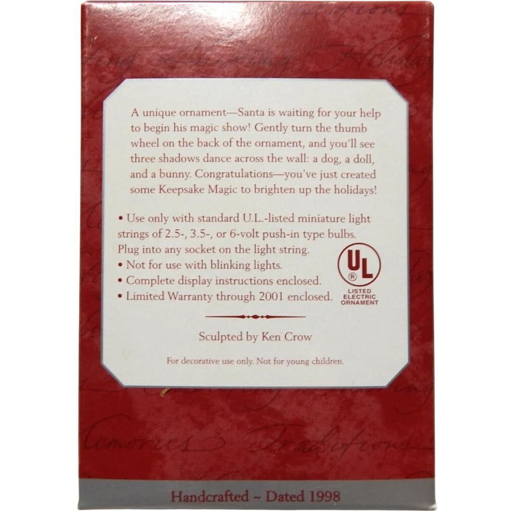 1998 Santa's Show 'n' Tell Hallmark Ornament (Santa Claus) QLX7566