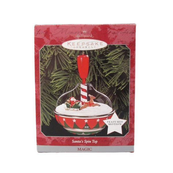 1998 Santa's Spin Top Hallmark Ornament (Santa Claus) QLX7573
