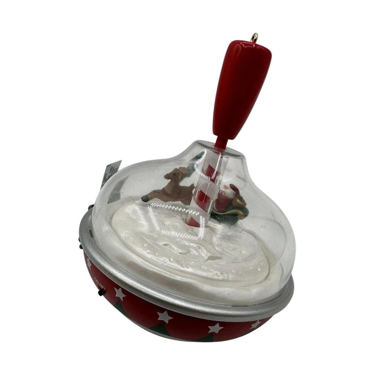 1998 Santa's Spin Top Hallmark Ornament (Santa Claus) QLX7573 Image4