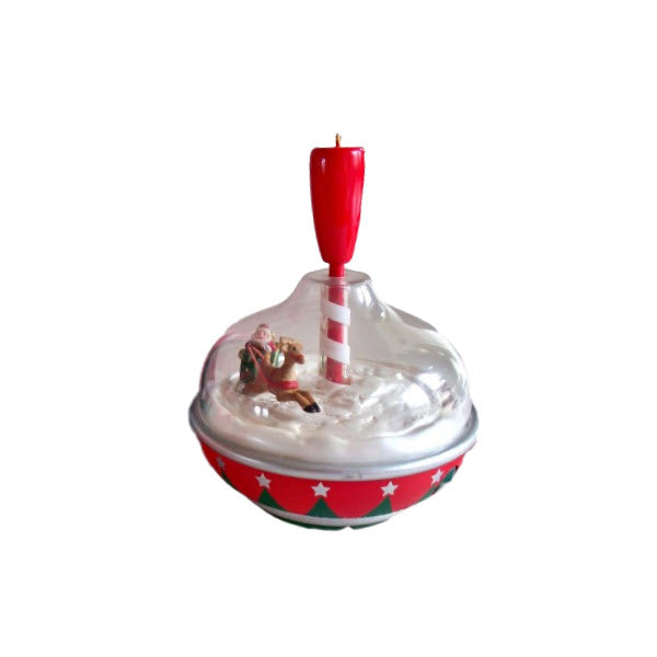 1998 Santa's Spin Top Hallmark Ornament (Santa Claus) QLX7573