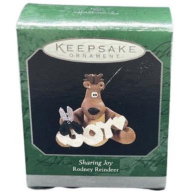 1998 Sharing Joy Hallmark Ornament (Rodney the Reindeer) QXM4273