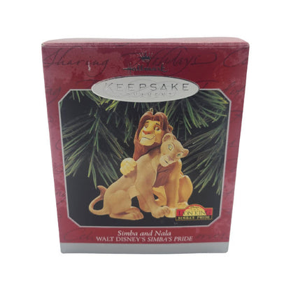 1998 Simba and Nala Hallmark Ornament (Lion King) QXD4073