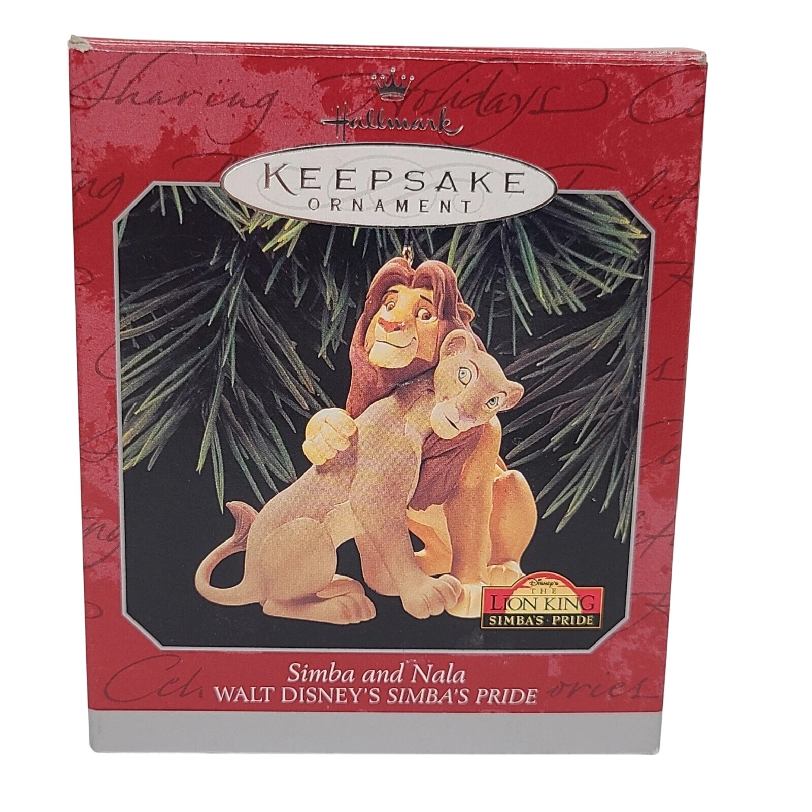 1998 Simba and Nala Hallmark Ornament (Lion King) QXD4073 Image2