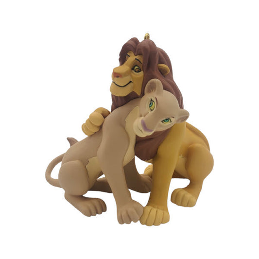 1998 Simba and Nala Hallmark Ornament (Lion King) QXD4073