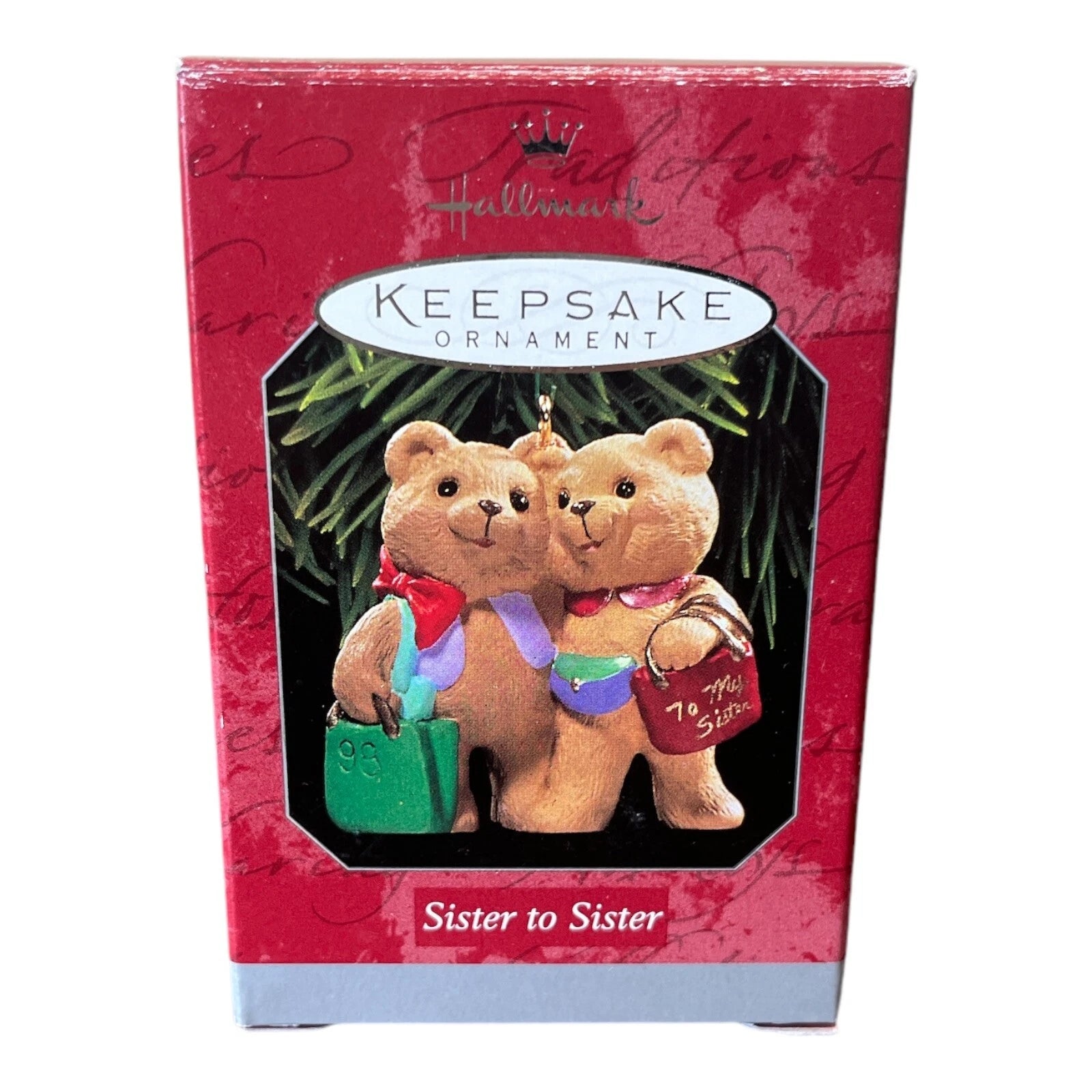 1998 Sister to Sister Hallmark Ornament (Family) QX6693