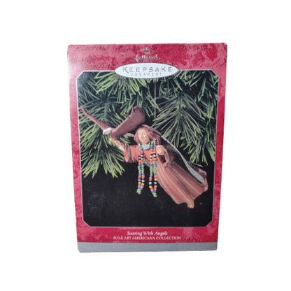 1998 Soaring With Angels Hallmark Ornament (Folk Art Americana) QX6213