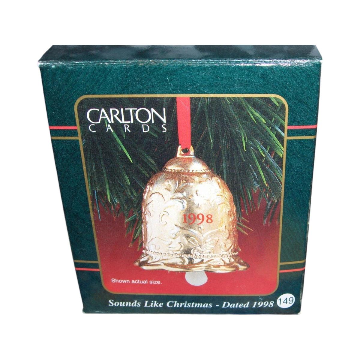1998 Sounds Like Christmas Carlton Cards Ornaments (Bell) CXOR-146Y Image2