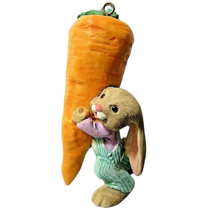 1998 Springtime Harvest Hallmark Ornament (Bunny) QEO8429