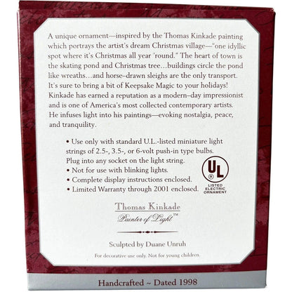 1998 St. Nicholas Circle Hallmark Ornament (Thomas Kinkade) QXI7556
