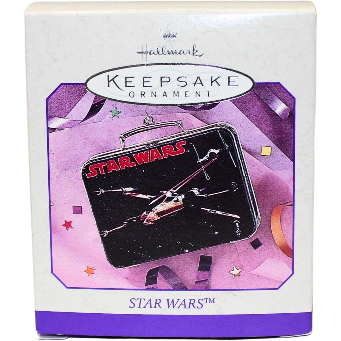 1998 Star Wars Tin Hallmark Ornament (Lunch Box) QEO8406
