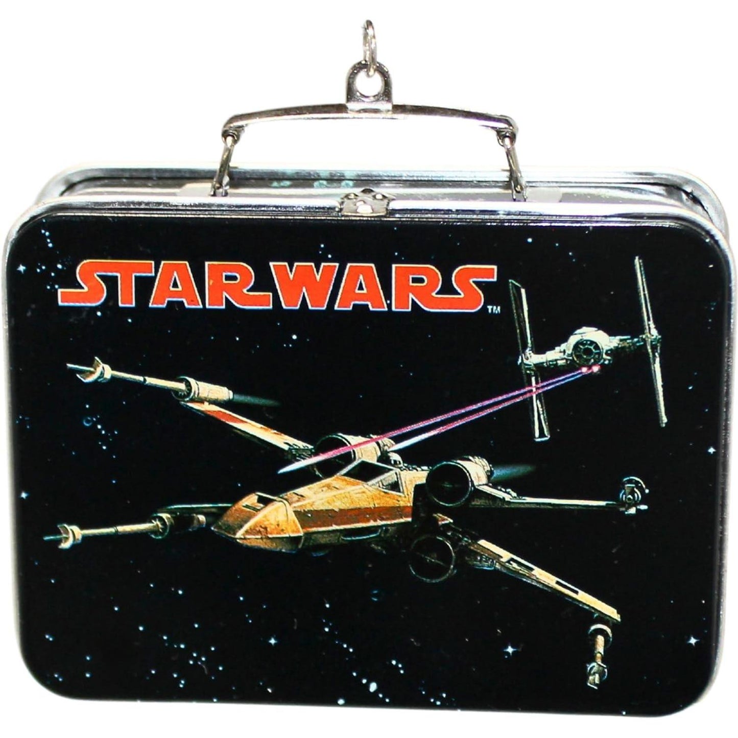 1998 Star Wars Tin Hallmark Ornament (Lunch Box) QEO8406