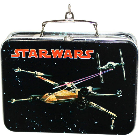 1998 Star Wars Tin Hallmark Ornament (Lunch Box) QEO8406