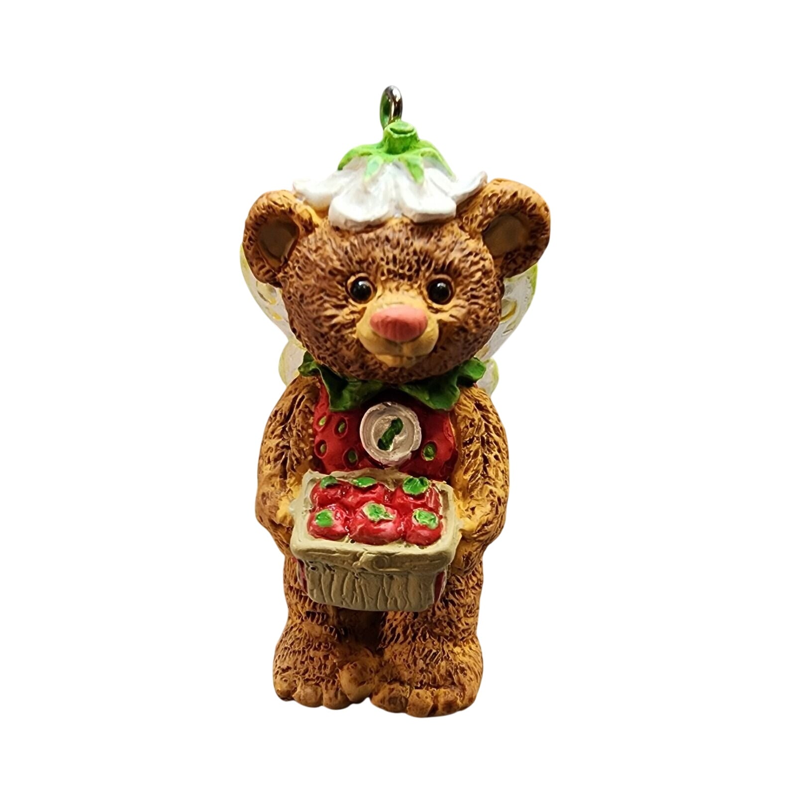1998 Strawberry Hallmark Ornament (Fairy Berry Bears) QEO8369
