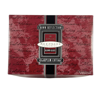 1998 Sugarplum Cottage (Blown Glass)