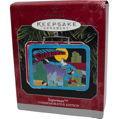 1998 Superman Commemorative Edition Hallmark Ornament (Lunch Box) QX6423